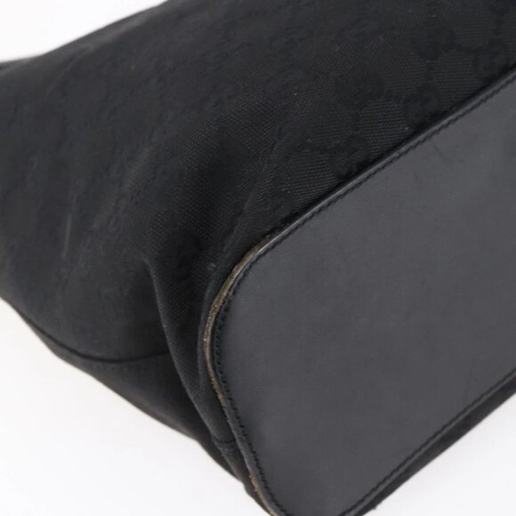 GUCCI GG Canvas Shoulder Bag Black 106242 Auth 149723 - Picture 11 of 16